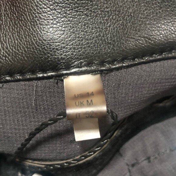 ELIE TAHARI VEGAN LEATHER PANT 14 NEW - Picture 4 of 5